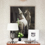 Schumacher Iconic Leopard Linen Wallpaper