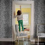 Schumacher Iconic Leopard Graphite Wallpaper