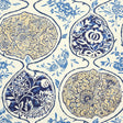 Schumacher Katsugi Blues Wallpaper