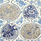 Schumacher Katsugi Blues Wallpaper