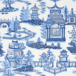 Schumacher Nanjing Porcelain Wallpaper
