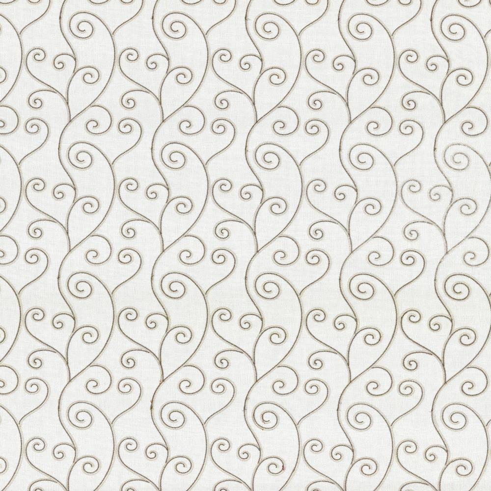 Kasmir Swoop Off White Fabric