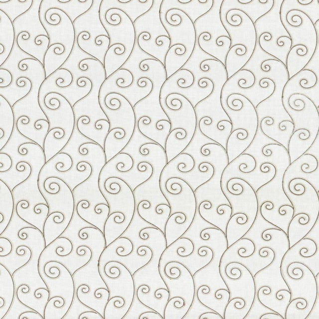 Kasmir Swoop Off White Fabric