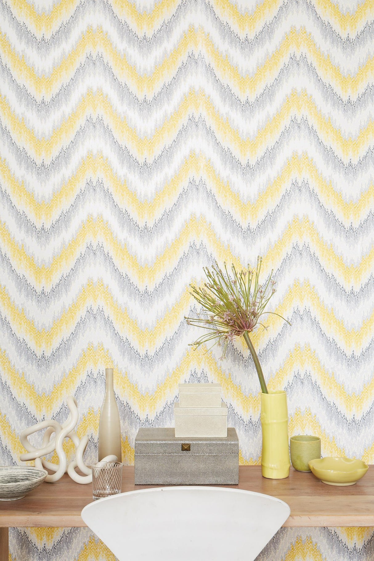 Schumacher Petit Feu Cadmium Wallpaper