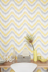 Schumacher Petit Feu Cadmium Wallpaper