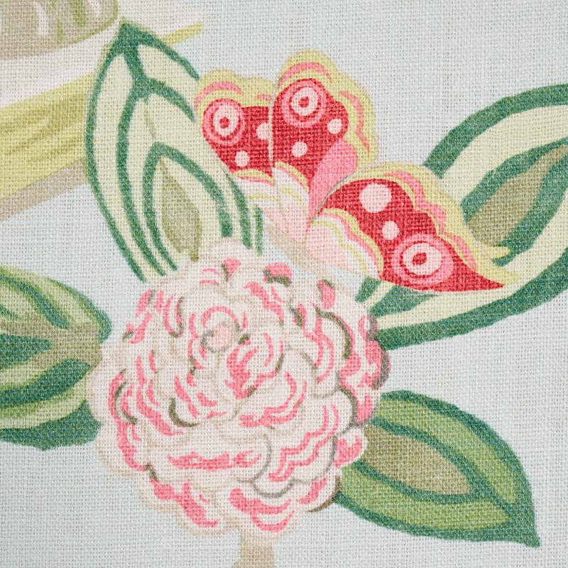 Schumacher Bouquet Chinois Sky Fabric