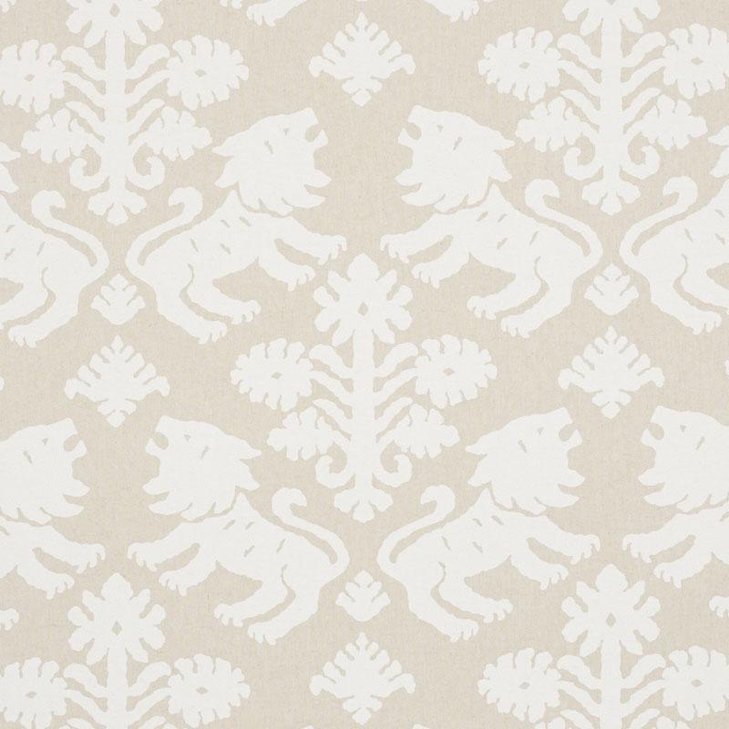 Schumacher Regalia Natural Fabric