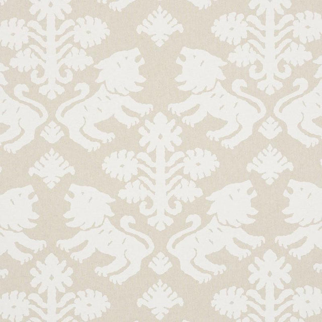 Schumacher Regalia Natural Fabric