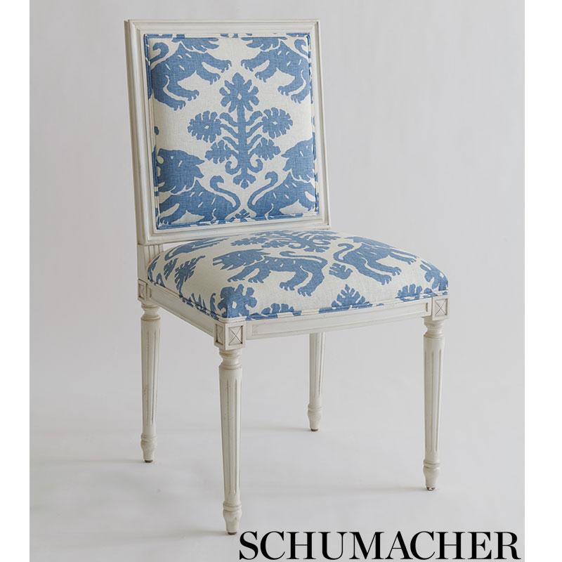 Schumacher Regalia Blue Fabric
