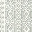 Schumacher Zanzibar Trellis Cloud Wallpaper