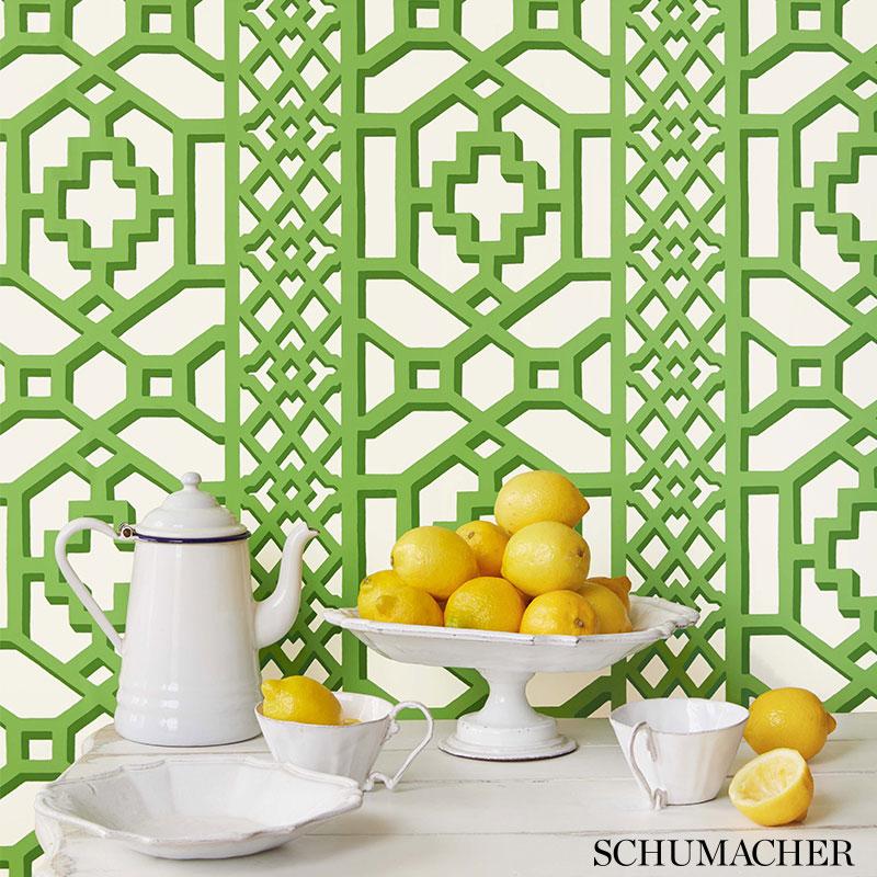 Zanzibar Trellis Wallpaper - Thumbnail 4