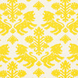 Schumacher Regalia Yellow Fabric