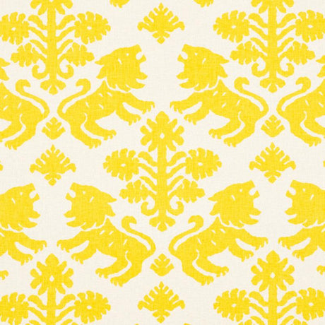 Schumacher Regalia Yellow Fabric