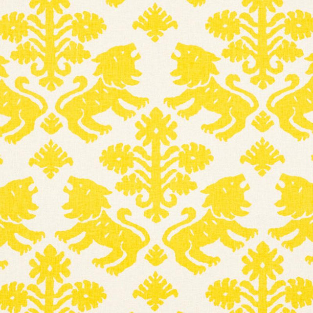 Schumacher Regalia Yellow Fabric