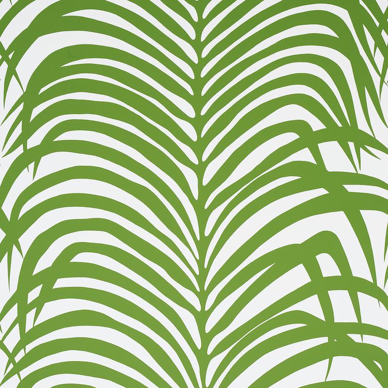 Schumacher Zebra Palm Jungle Wallpaper