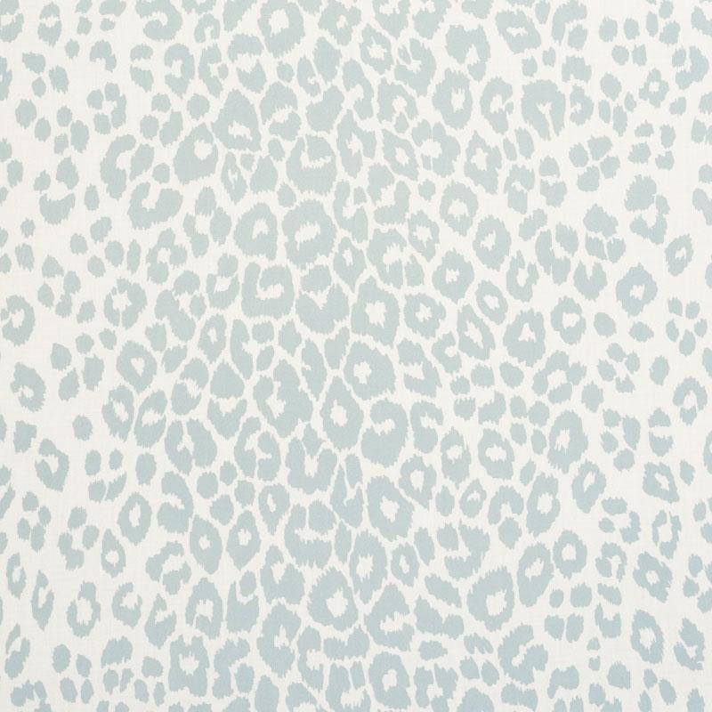 Schumacher Iconic Leopard Indoor/Outdoor Sky Fabric