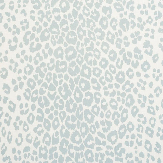 Schumacher Iconic Leopard Indoor/Outdoor Sky Fabric