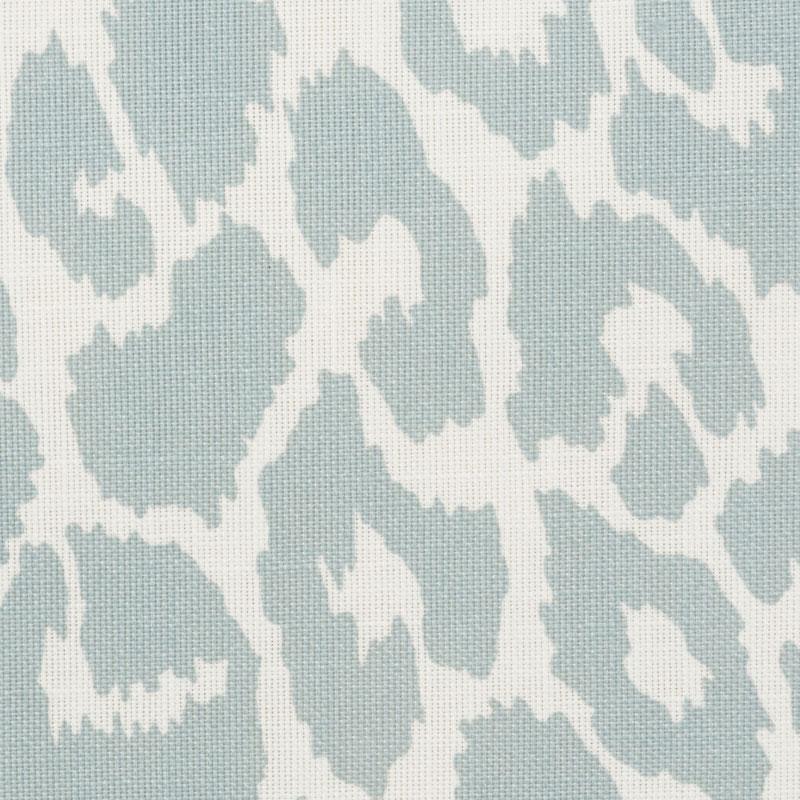 Schumacher Iconic Leopard Indoor/Outdoor Sky Fabric
