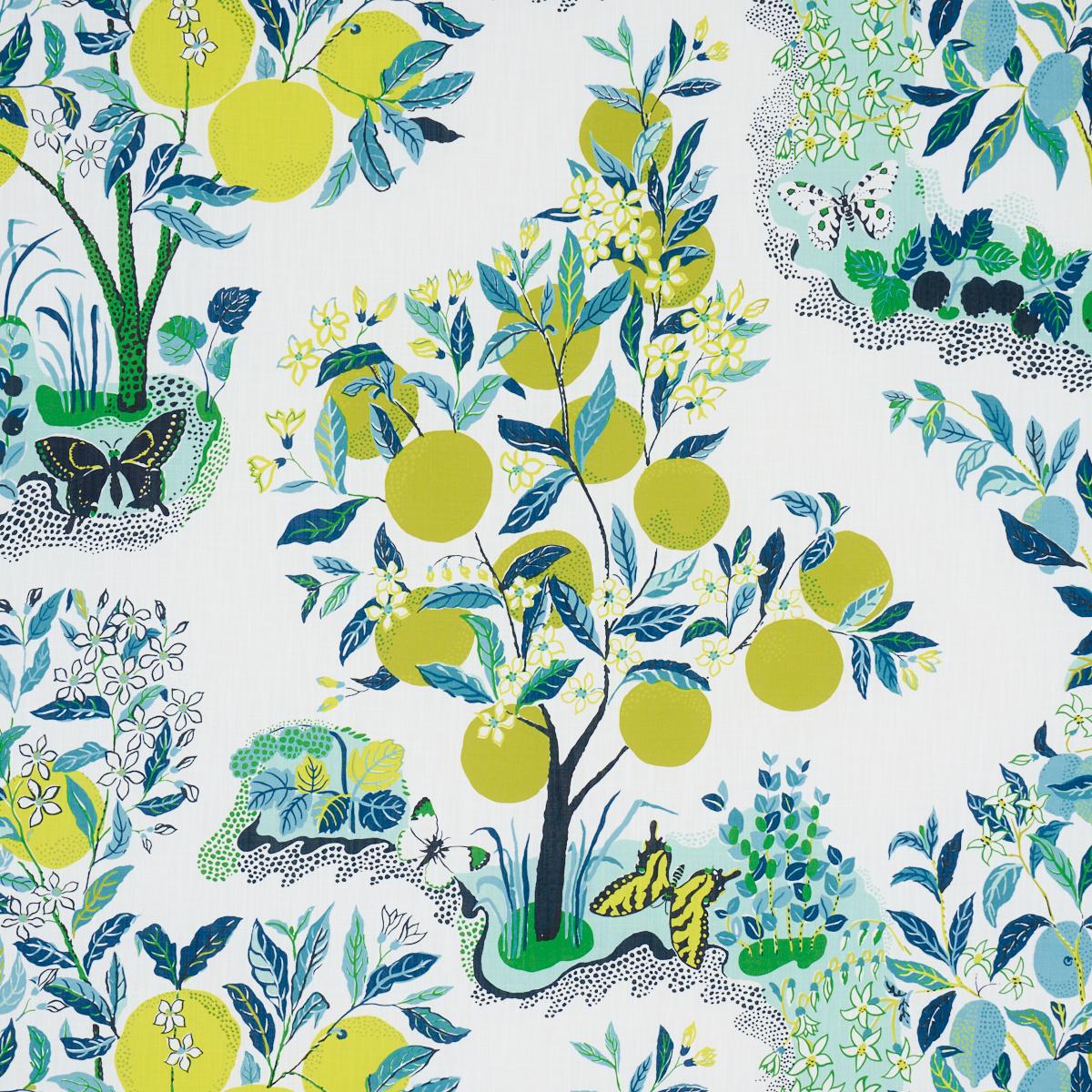 Schumacher Citrus Garden Indoor/Outdoor Pool Fabric