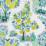 Schumacher Citrus Garden Indoor/Outdoor Pool Fabric