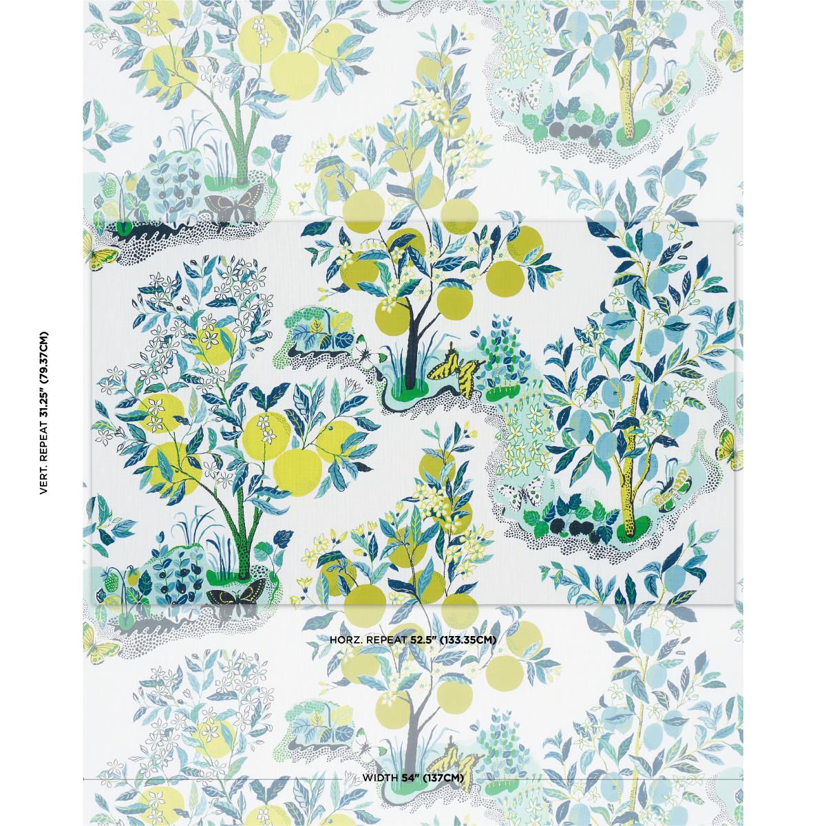 Schumacher Citrus Garden Indoor/Outdoor Pool Fabric