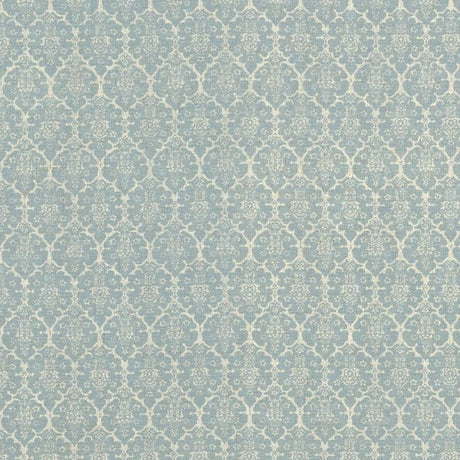 Schumacher Burley Blue Fabric