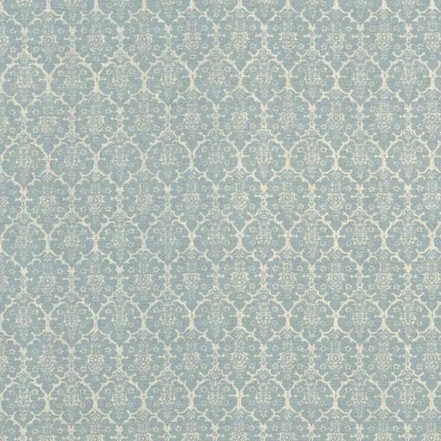Schumacher Burley Blue Fabric