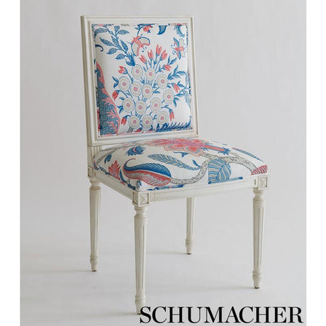 Schumacher Arborvitae Rose & Delft Fabric