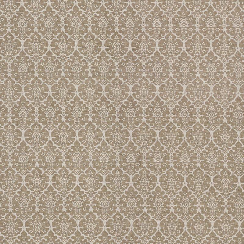 Schumacher Burley Brown Fabric