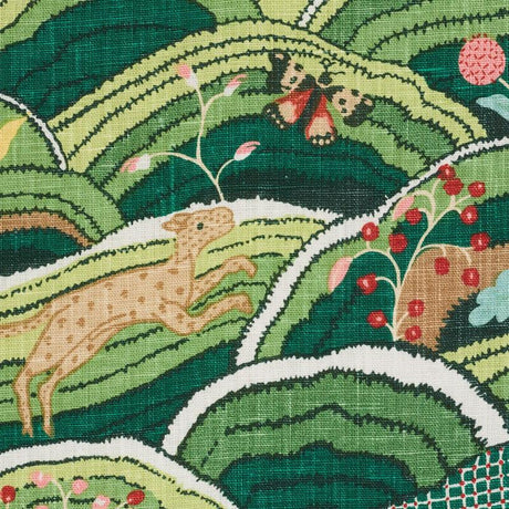 Schumacher Rolling Hills Green Fabric