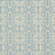 Schumacher Ferne Park Blue Fabric