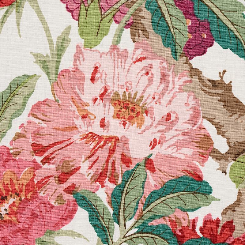 Schumacher Enchanted Garden Fuchsia Fabric – DecoratorsBest