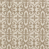 Schumacher Ferne Park Brown Fabric