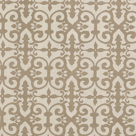 Schumacher Ferne Park Brown Fabric