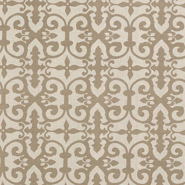 Schumacher Ferne Park Brown Fabric