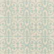 Schumacher Ferne Park Aqua Fabric