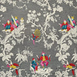 Schumacher Chinoiserie Moderne Graphite Fabric