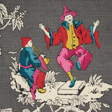 Schumacher Chinoiserie Moderne Graphite Fabric