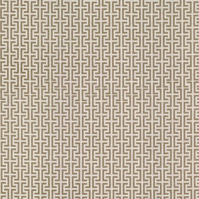 Schumacher Temple Brown Fabric