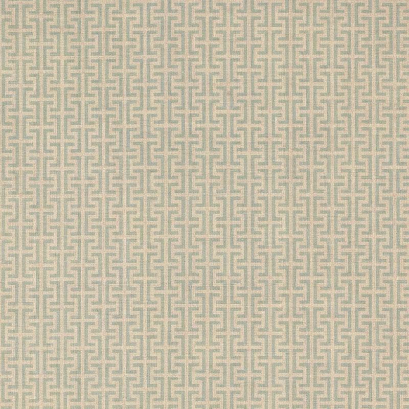 Schumacher Temple Aqua Fabric