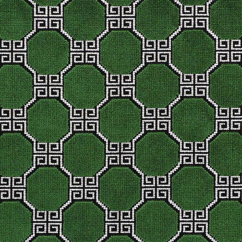 Schumacher Octavia Velvet Emerald Fabric