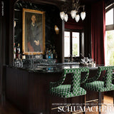 Schumacher Octavia Velvet Emerald Fabric