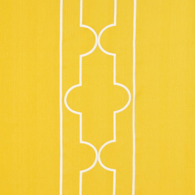 Schumacher Limitless Lattice Yellow Fabric
