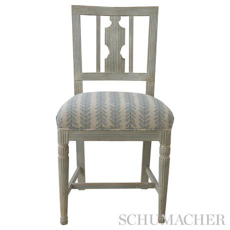Schumacher Woodperry Blue Fabric