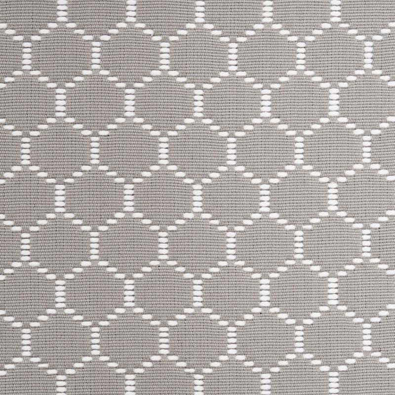 Schumacher Fishnet Grey Fabric