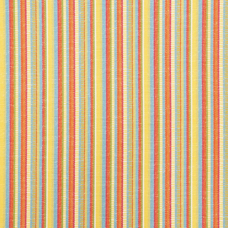 Schumacher Primavera Stripe Marigold Fabric