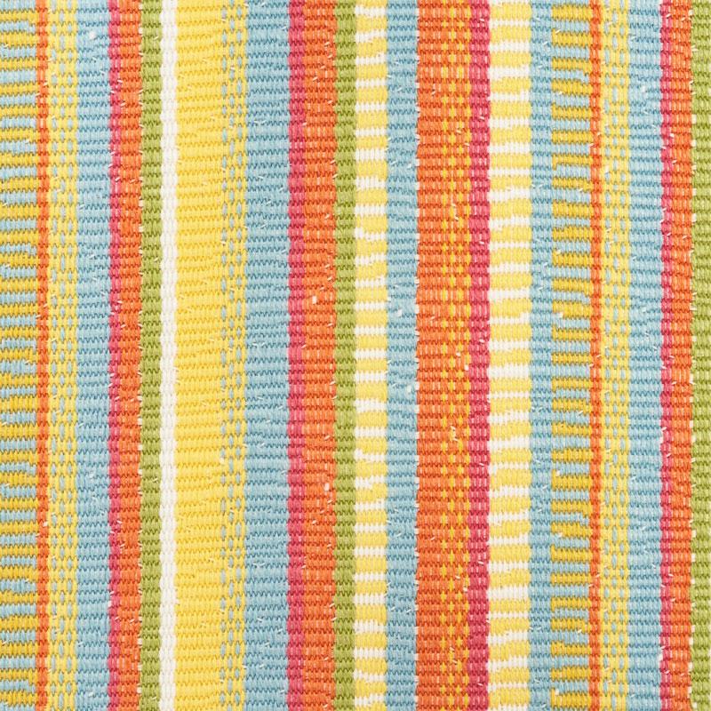 Schumacher Primavera Stripe Marigold Fabric