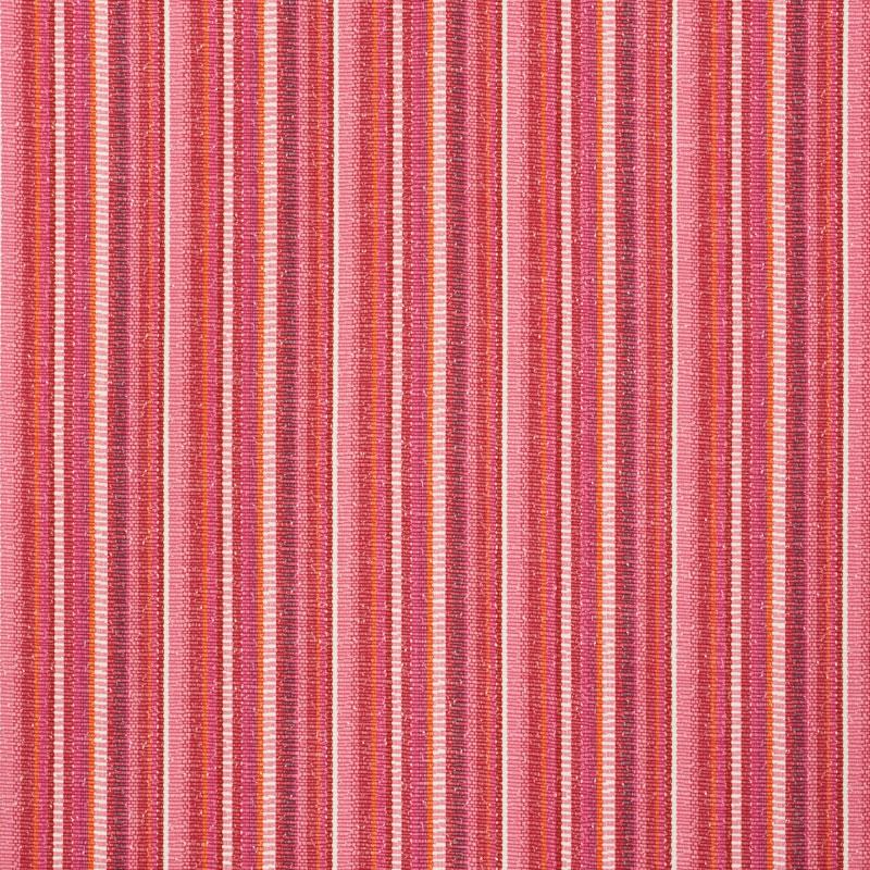 Schumacher Primavera Stripe Berry Fabric