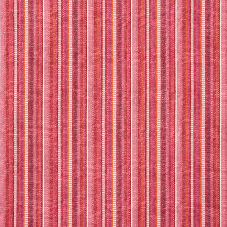 Schumacher Primavera Stripe Berry Fabric