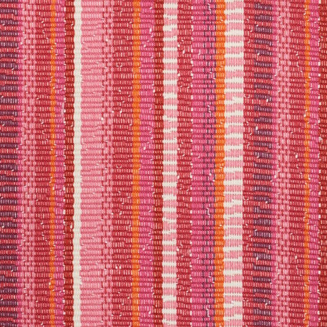 Schumacher Primavera Stripe Berry Fabric